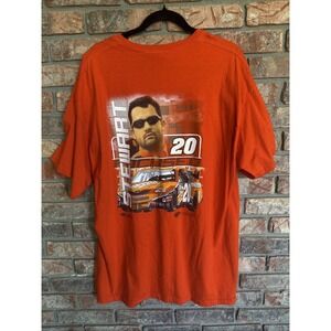 VTG Tony Stewart Home‎ Depot #20 Nascar T-Shirt Mens 2XL Orange Winners Circle